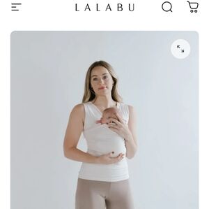 Lalabu Women's Cream Tank Top